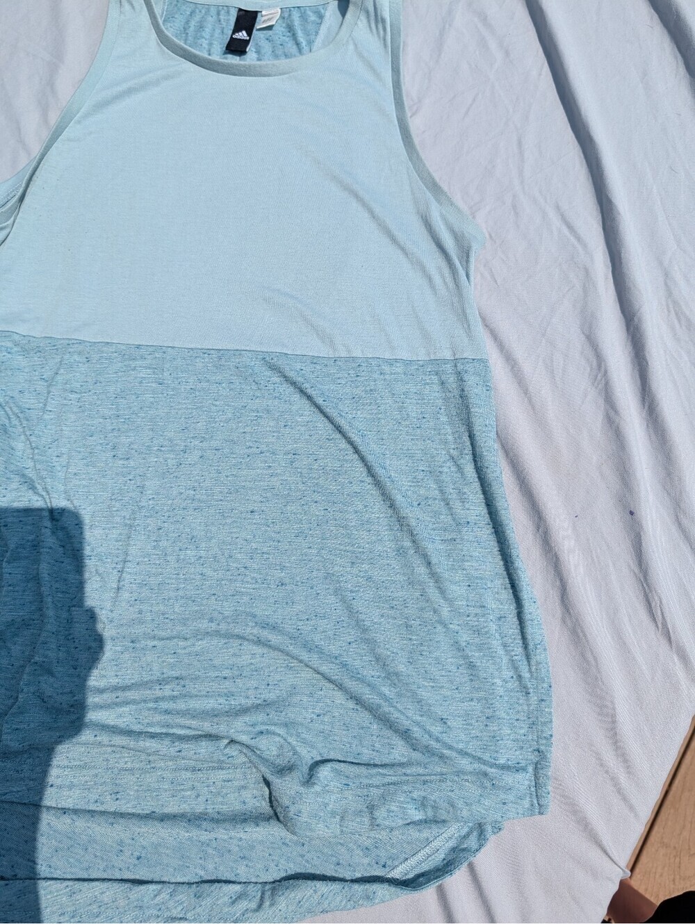 Adidas Women's Blue Fitness Tank Top Size Small